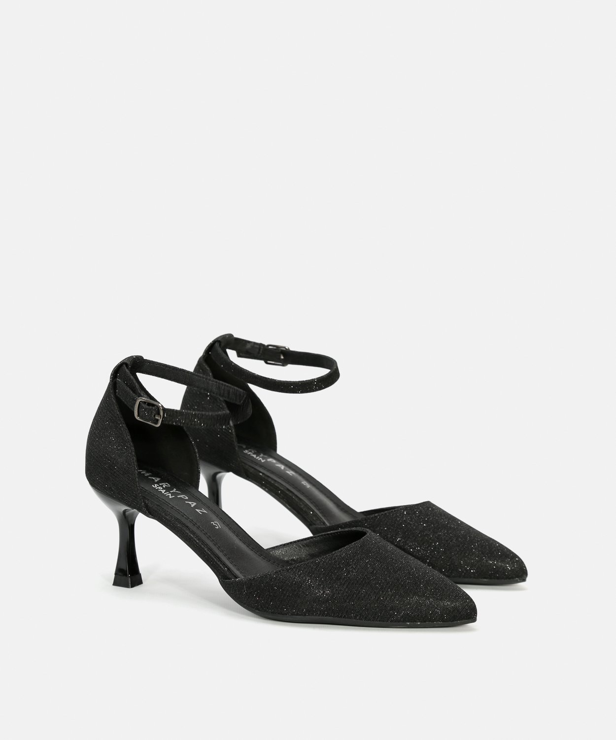 Zapatos tacón brillo